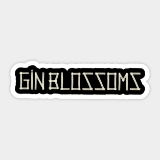 Gin Blossoms - Paper Tape Sticker